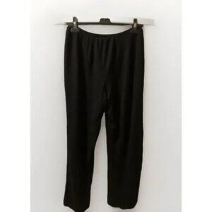 J. Peterman Lined Black Knit Pants